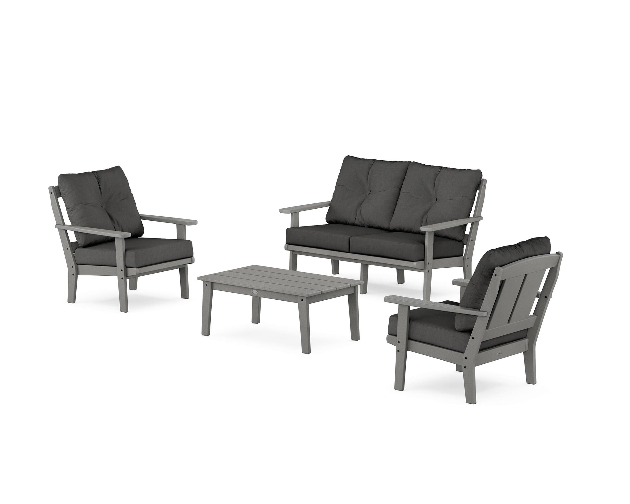 Mission 4-Piece Deep Seating Set with Loveseat