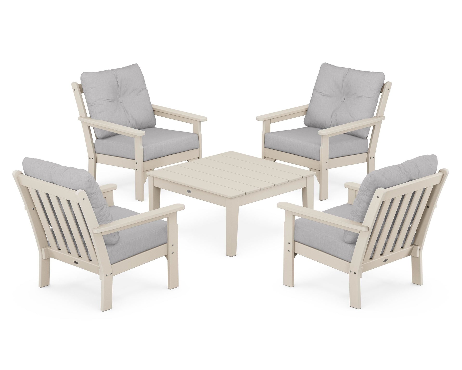Vineyard 5-Piece Deep Seating Conversation Set