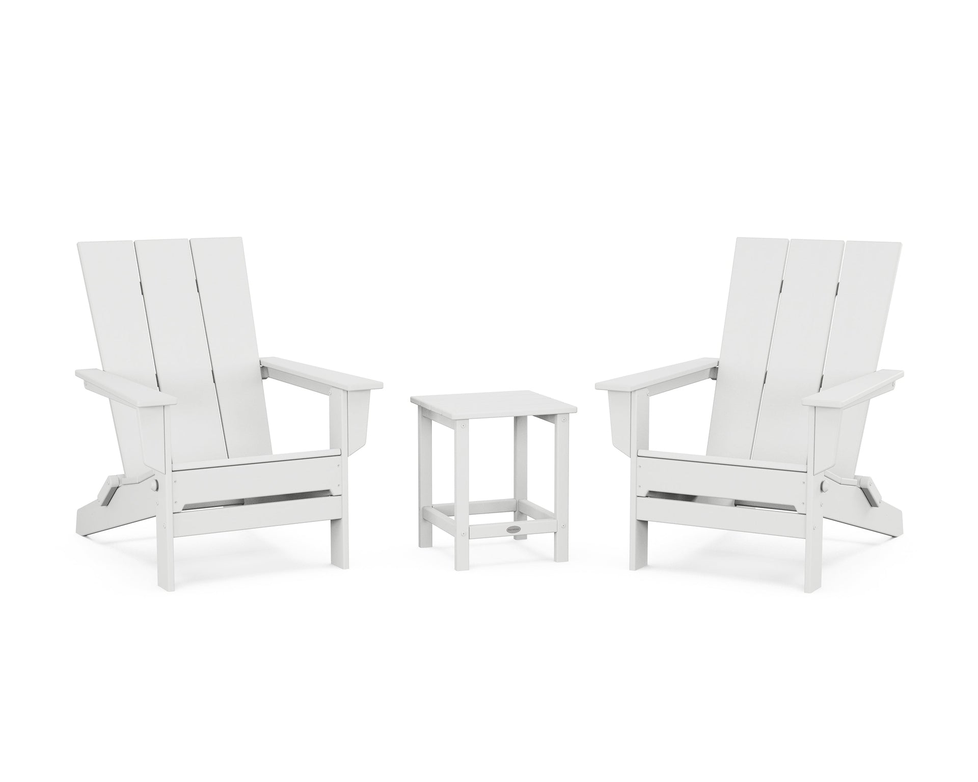 3-Piece Modern Studio Folding Adirondack Set