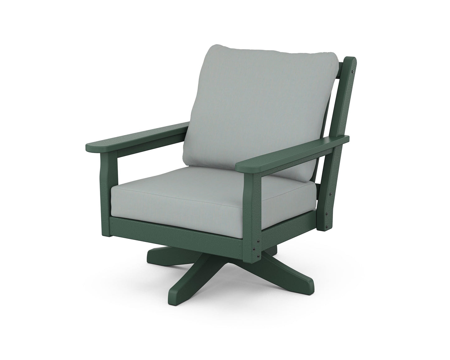 Chippendale Deep Seating Swivel Chair