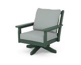 Chippendale Deep Seating Swivel Chair