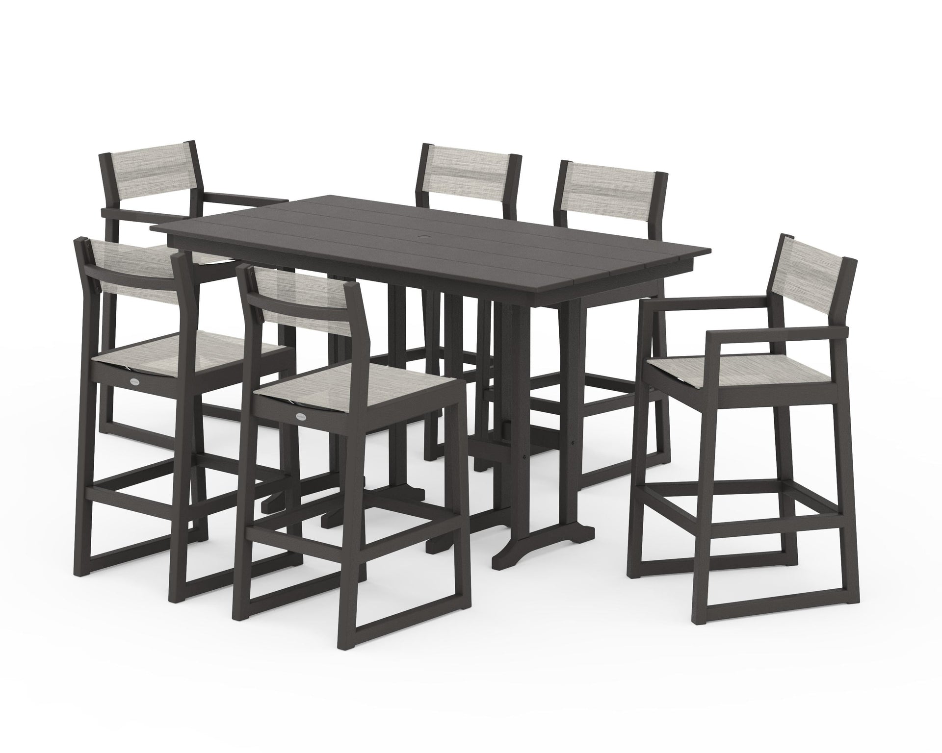 EDGE Sling 7-Piece Farmhouse Bar Set