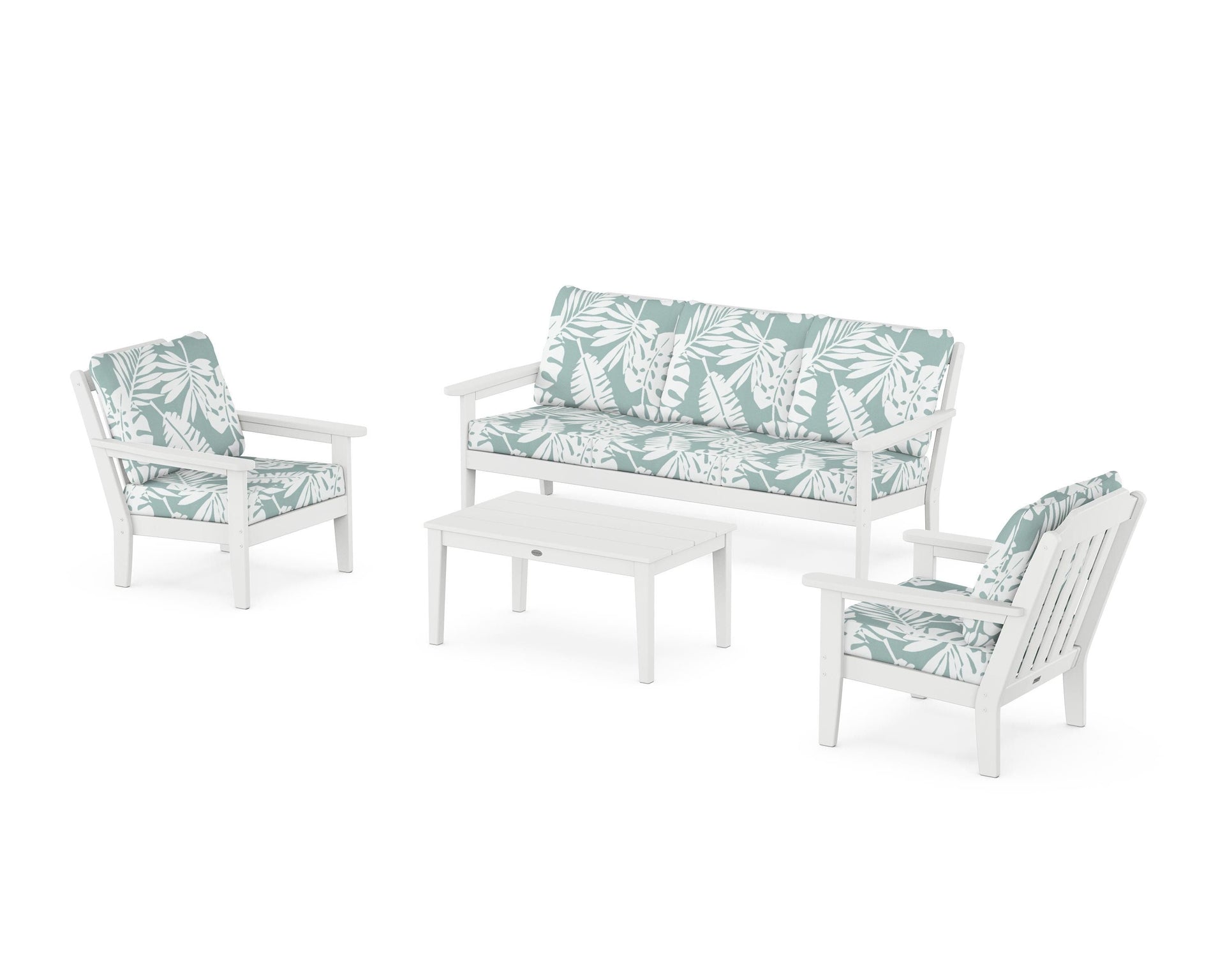 Cottage 4-Piece Deep Seating Set with Sofa