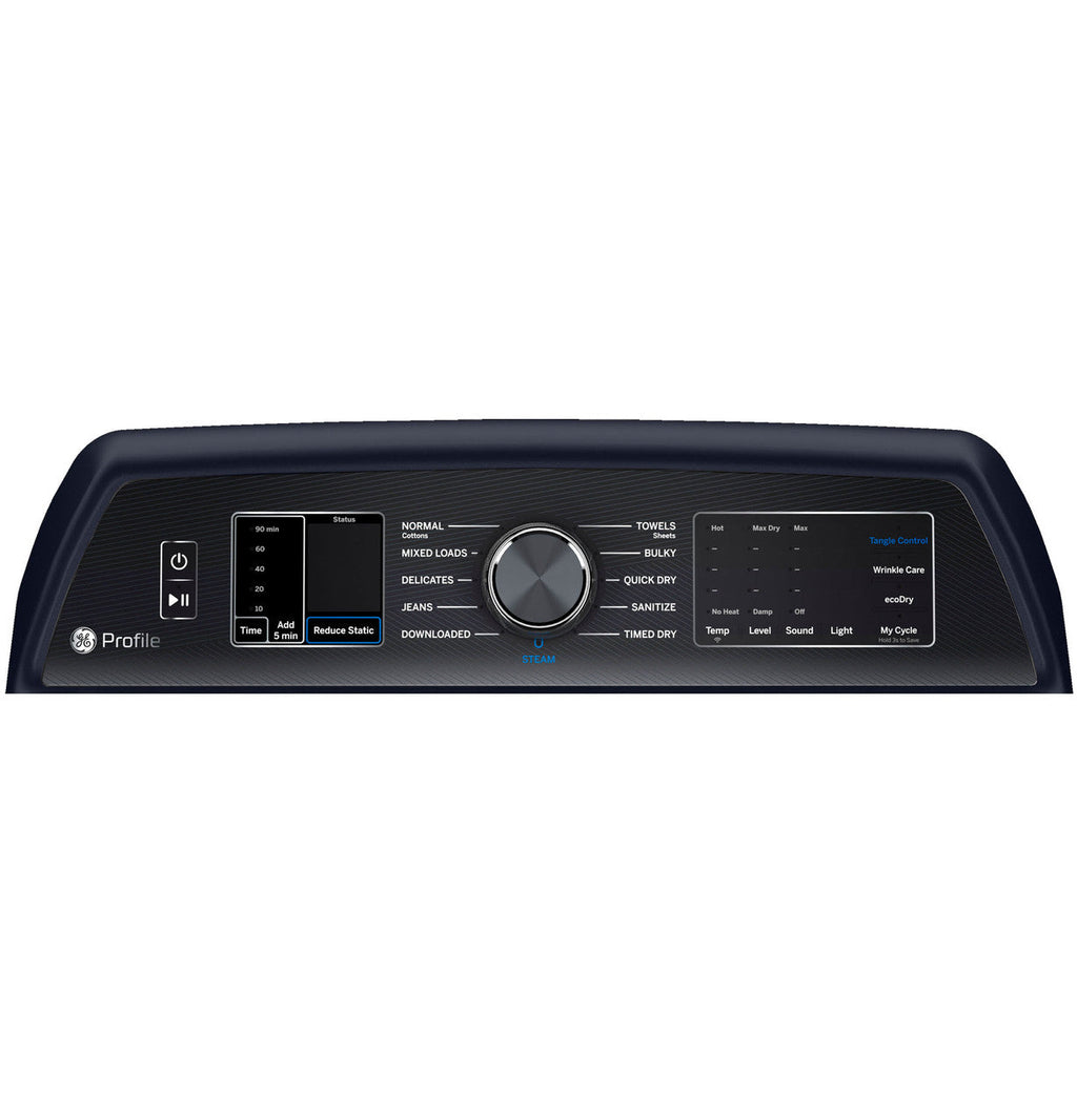 GE Profile™ ENERGY STAR® 7.3 cu. ft. Capacity Smart Electric Dryer with Steam and Washer Link
