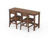 Modern Studio Plaza Chair 3-Piece Balcony Set