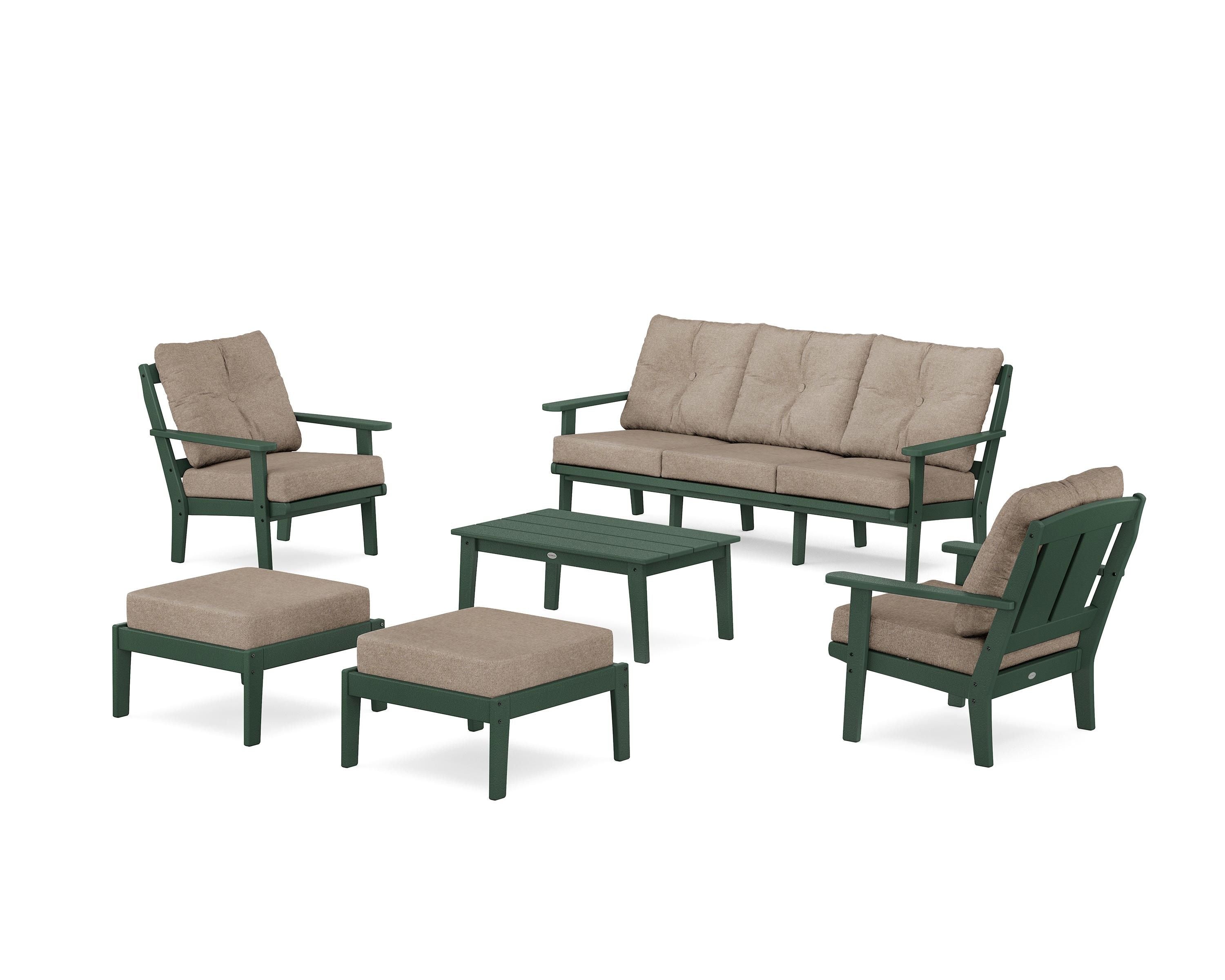 Mission 6-Piece Lounge Sofa Set
