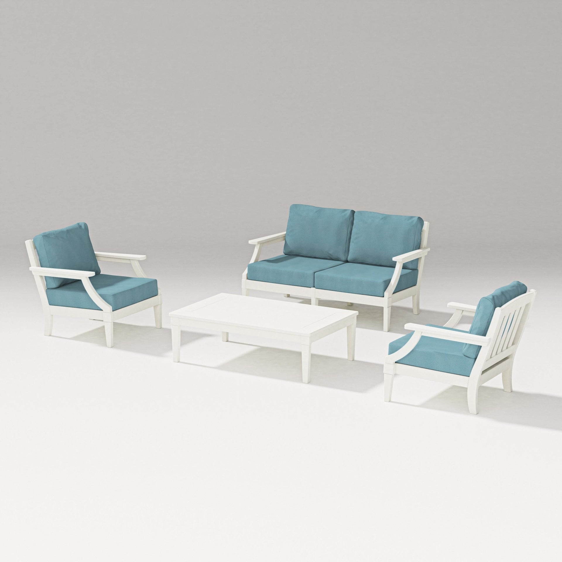 Estate Lounge 4-Piece Loveseat Set