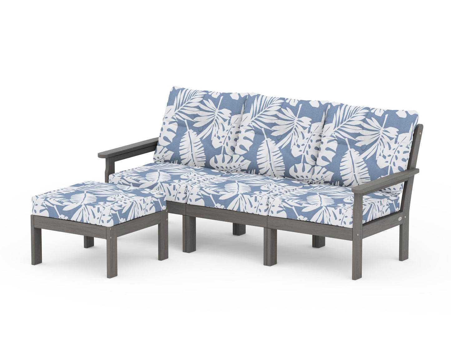 Vineyard 4-Piece Sectional with Ottoman
