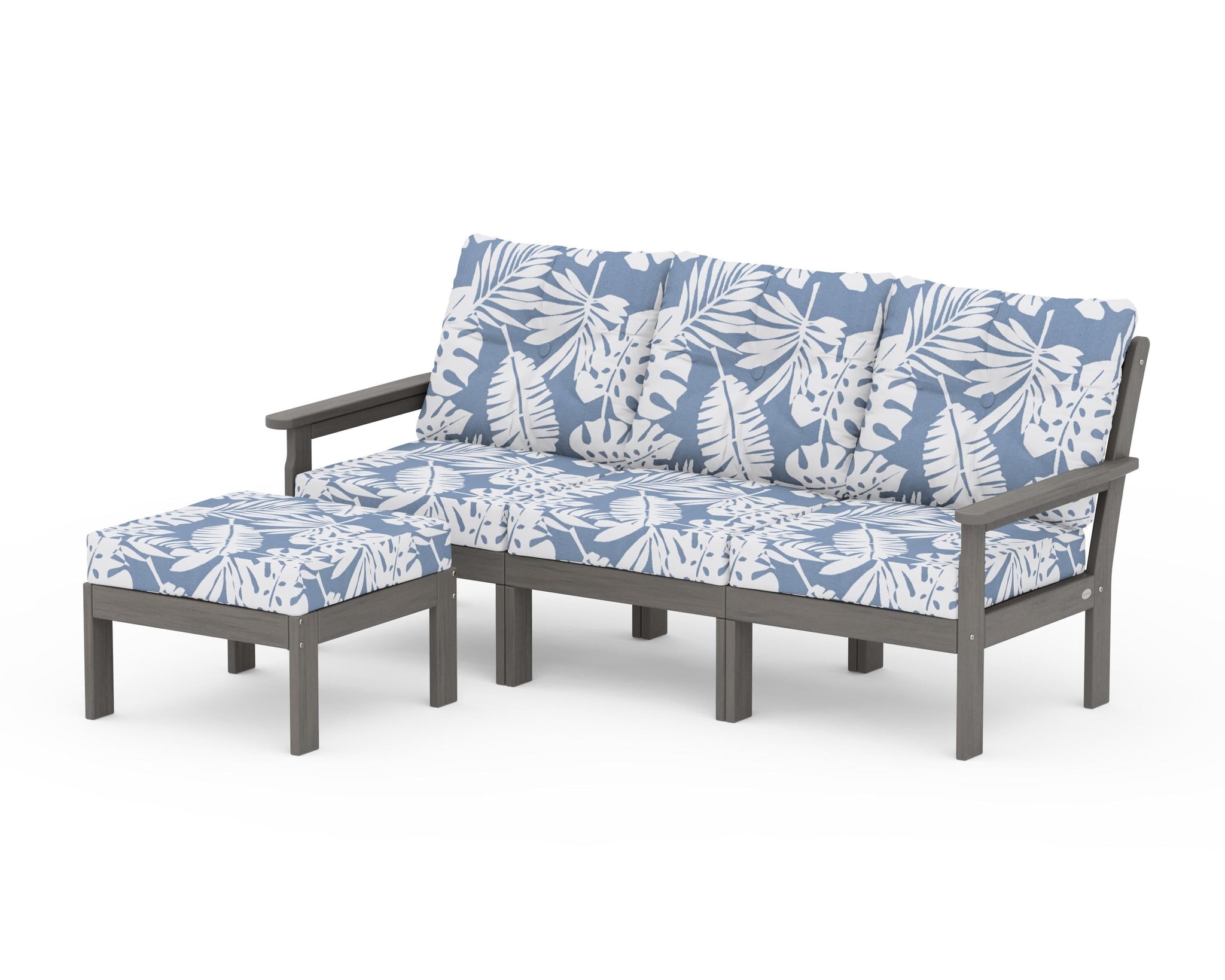 Vineyard 4-Piece Sectional with Ottoman