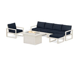EDGE Sectional Lounge and Fire Pit Set