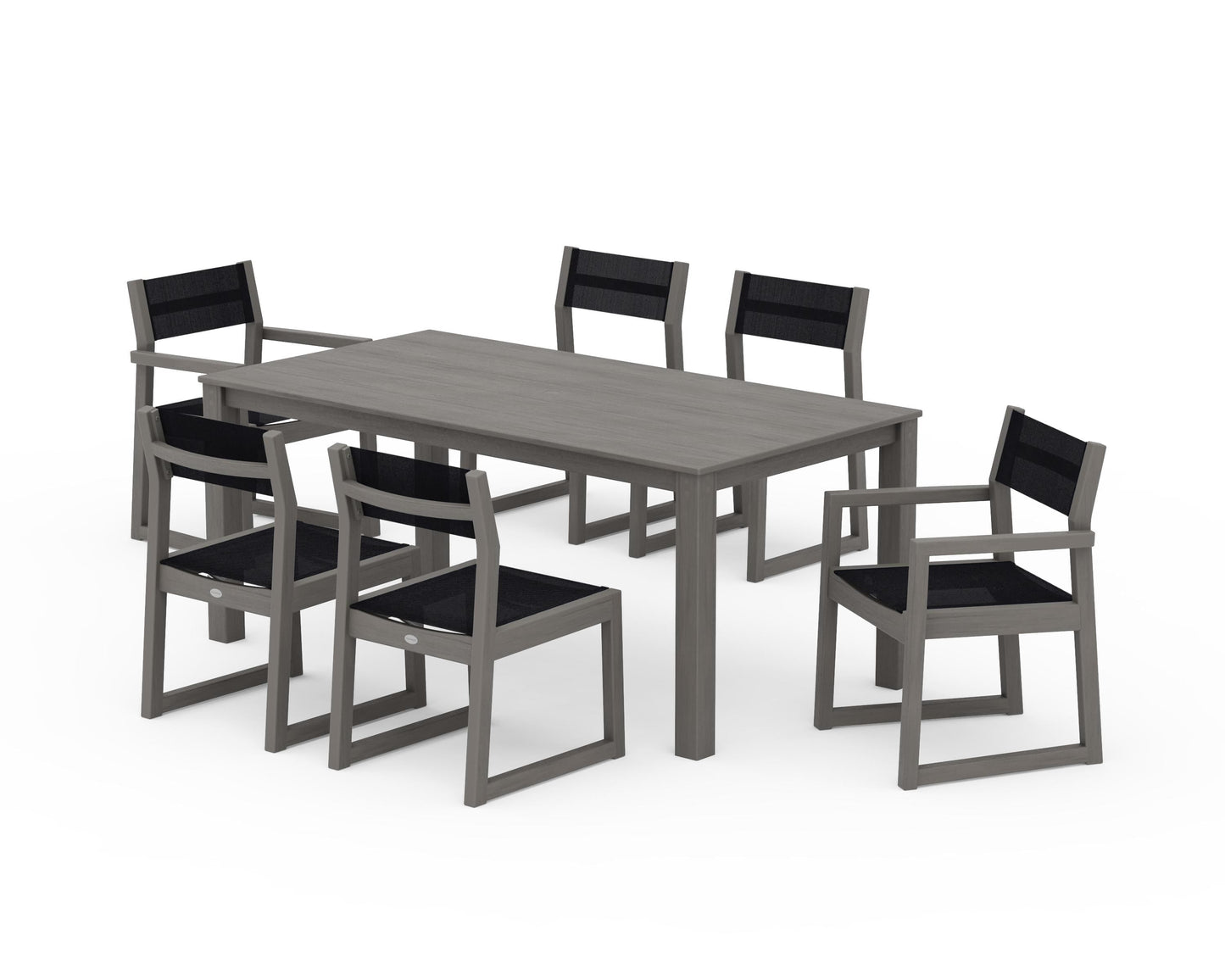 EDGE Sling 7-Piece Parsons Dining Set
