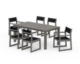 EDGE Sling 7-Piece Parsons Dining Set
