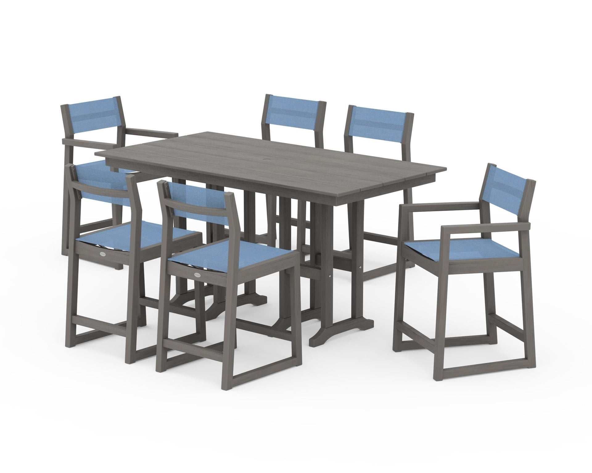 EDGE Sling 7-Piece Farmhouse Counter Set