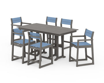 EDGE Sling 7-Piece Farmhouse Counter Set
