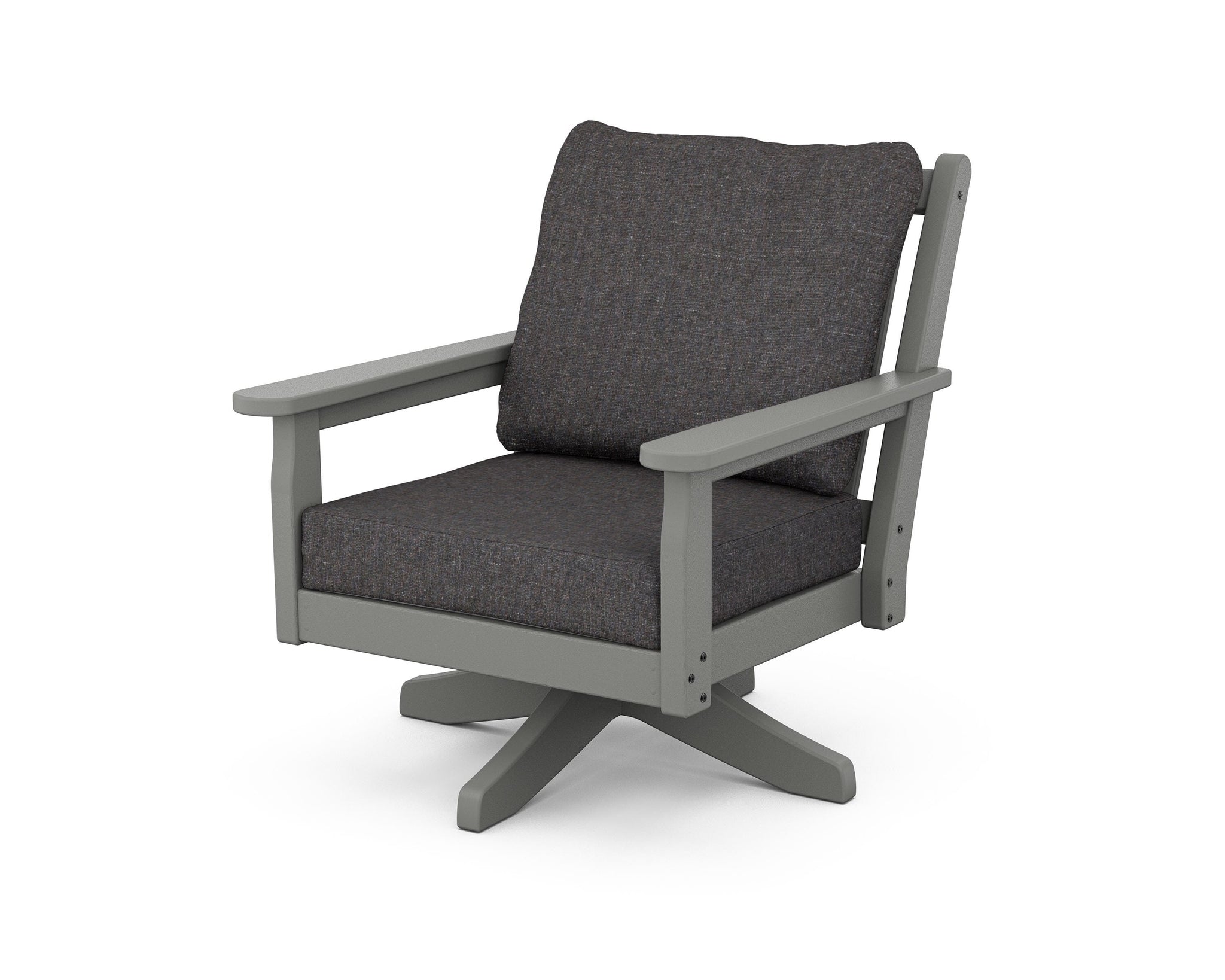 Chippendale Deep Seating Swivel Chair