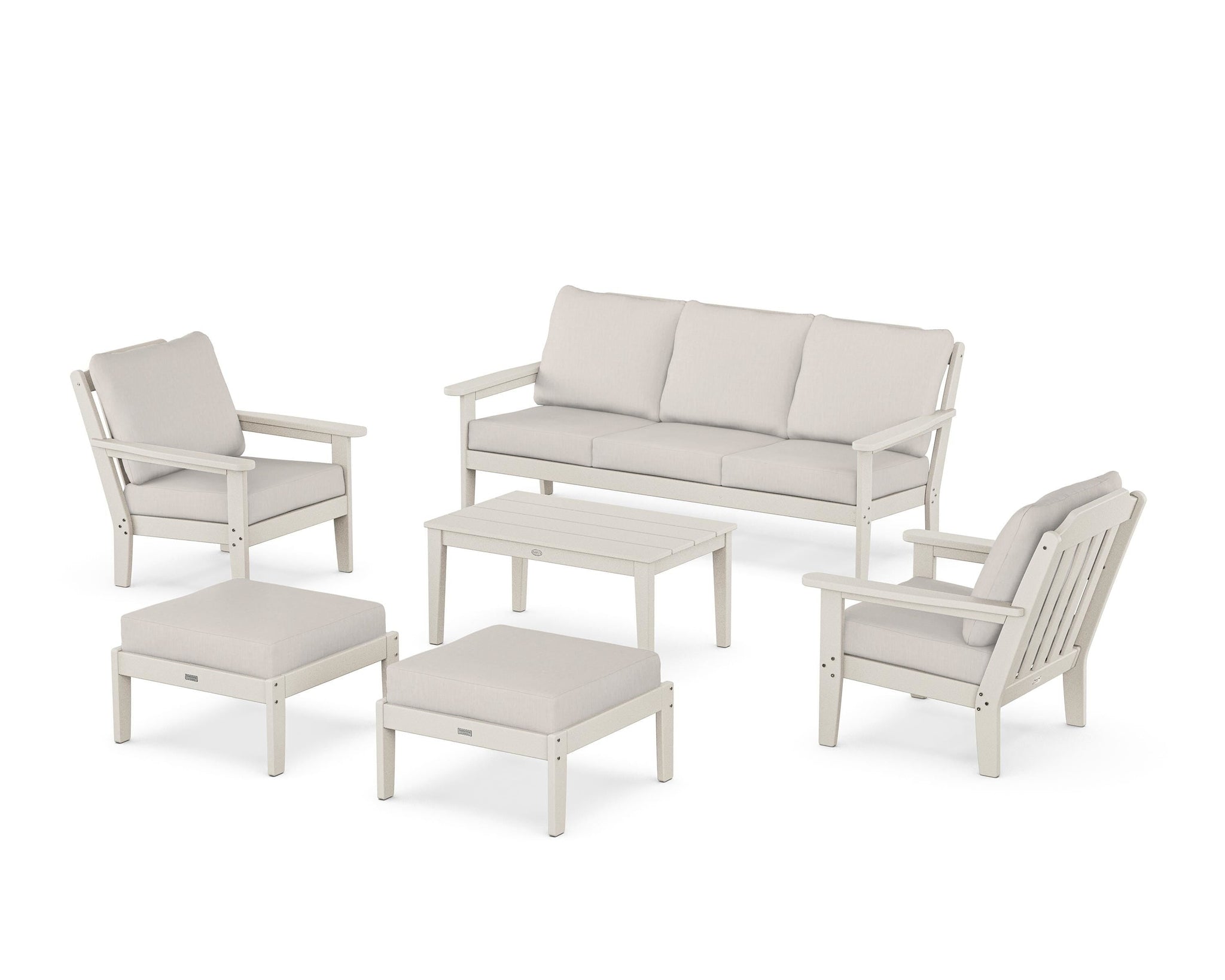 Cottage 6-Piece Lounge Sofa Set