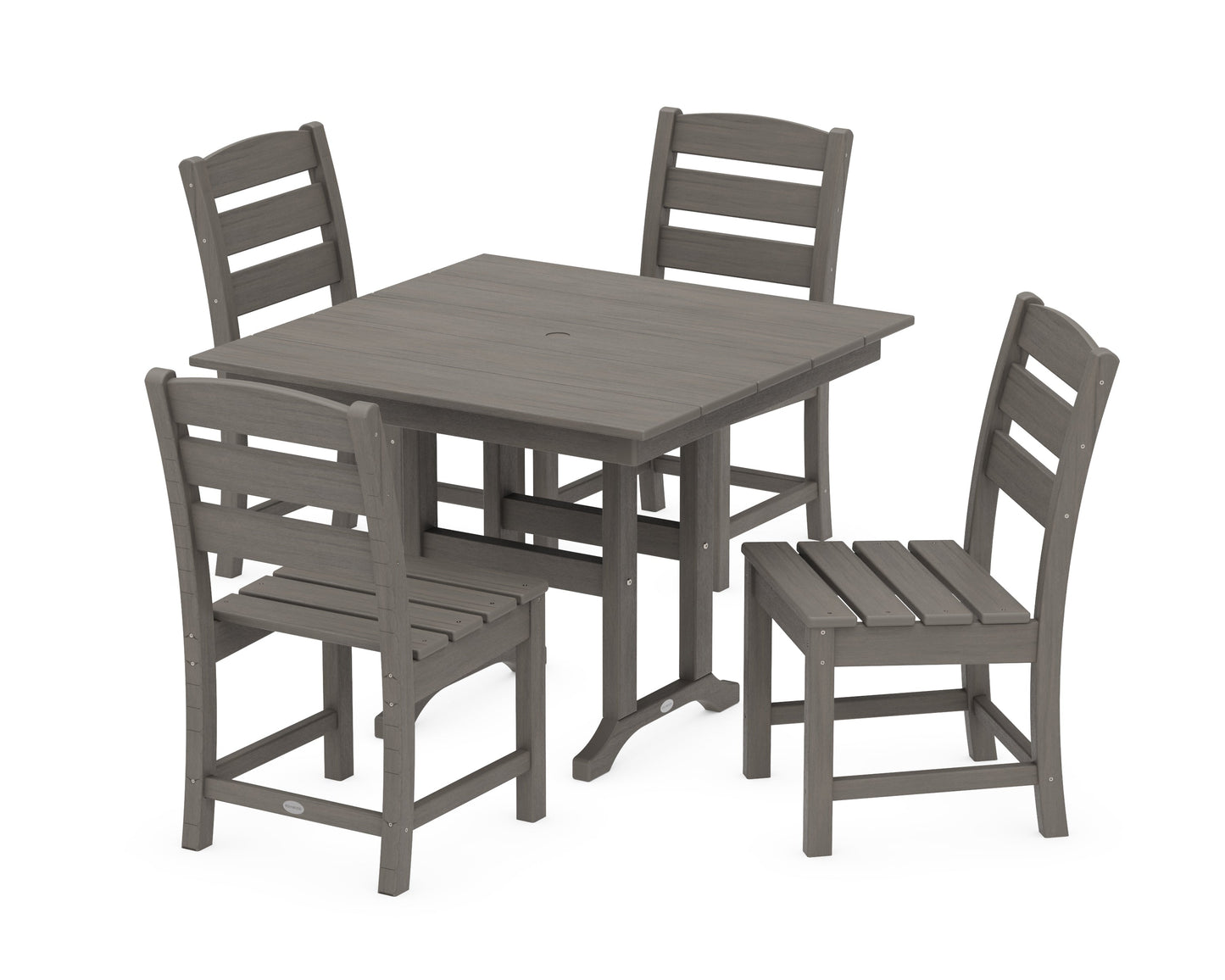 Lakeside Side Chair 5-Piece Farmhouse Dining Set