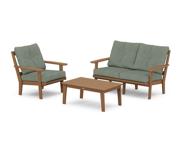 Oxford 3-Piece Deep Seating Set with Loveseat