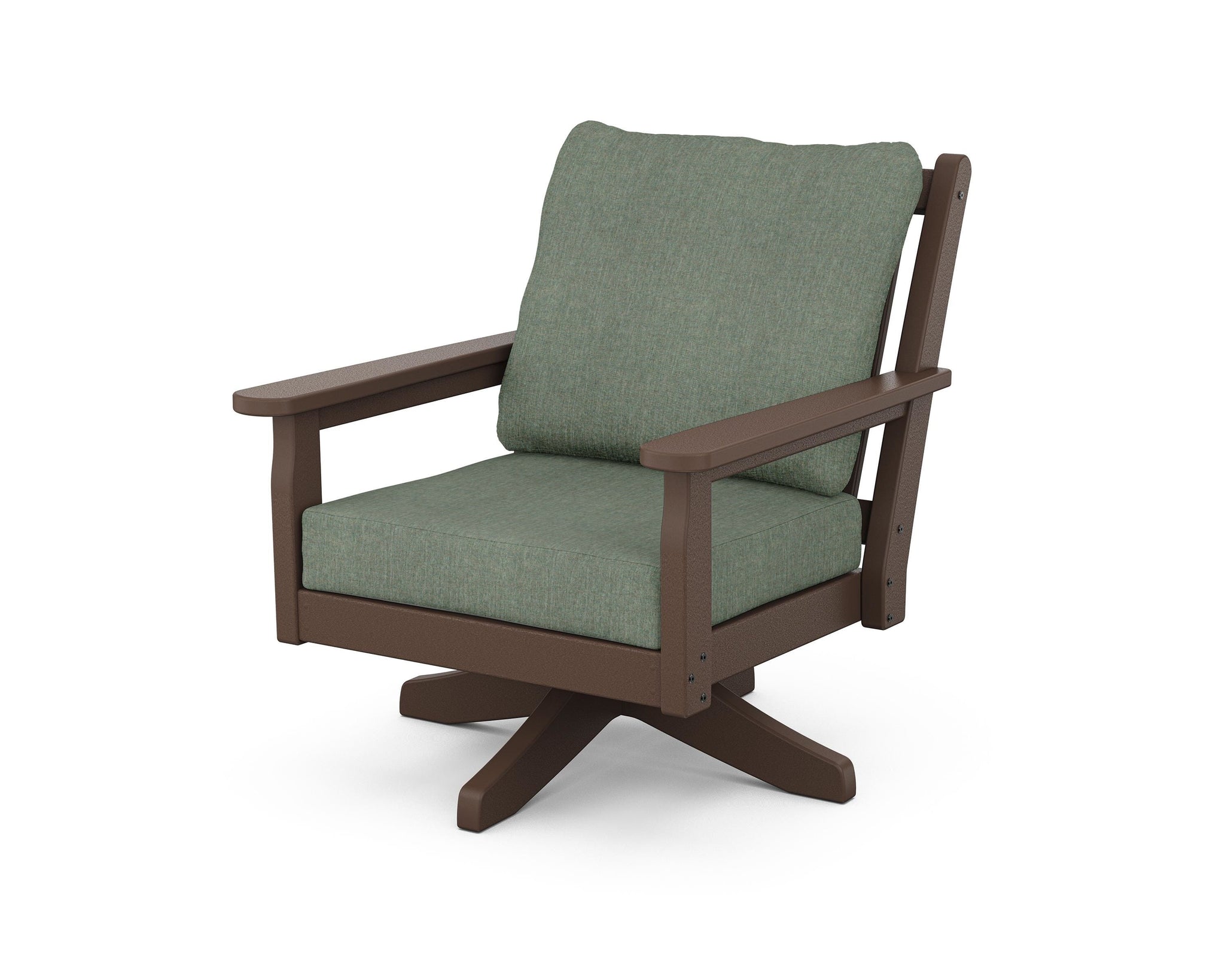 Chippendale Deep Seating Swivel Chair