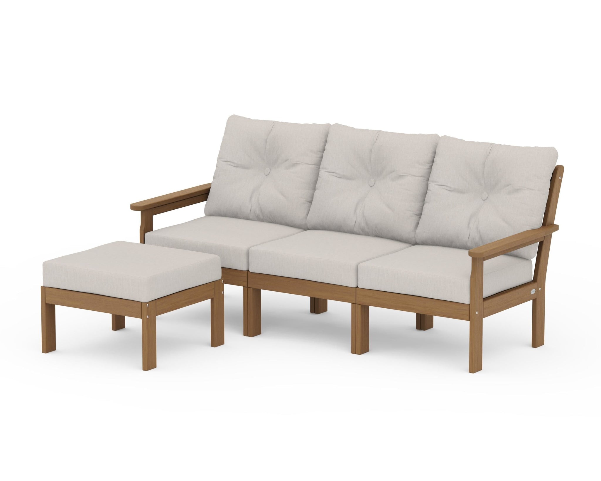 Vineyard 4-Piece Sectional with Ottoman