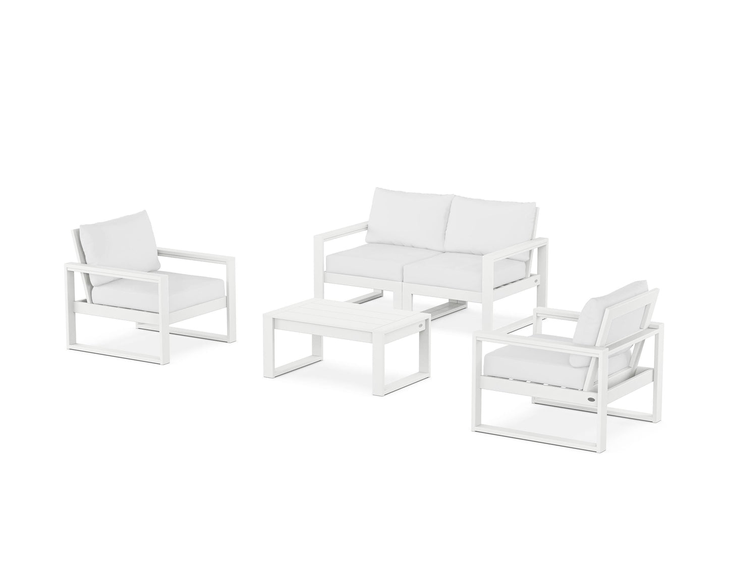 EDGE Sectional 4-Piece Deep Seating Set with Loveseat