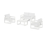 EDGE Sectional 4-Piece Deep Seating Set with Loveseat