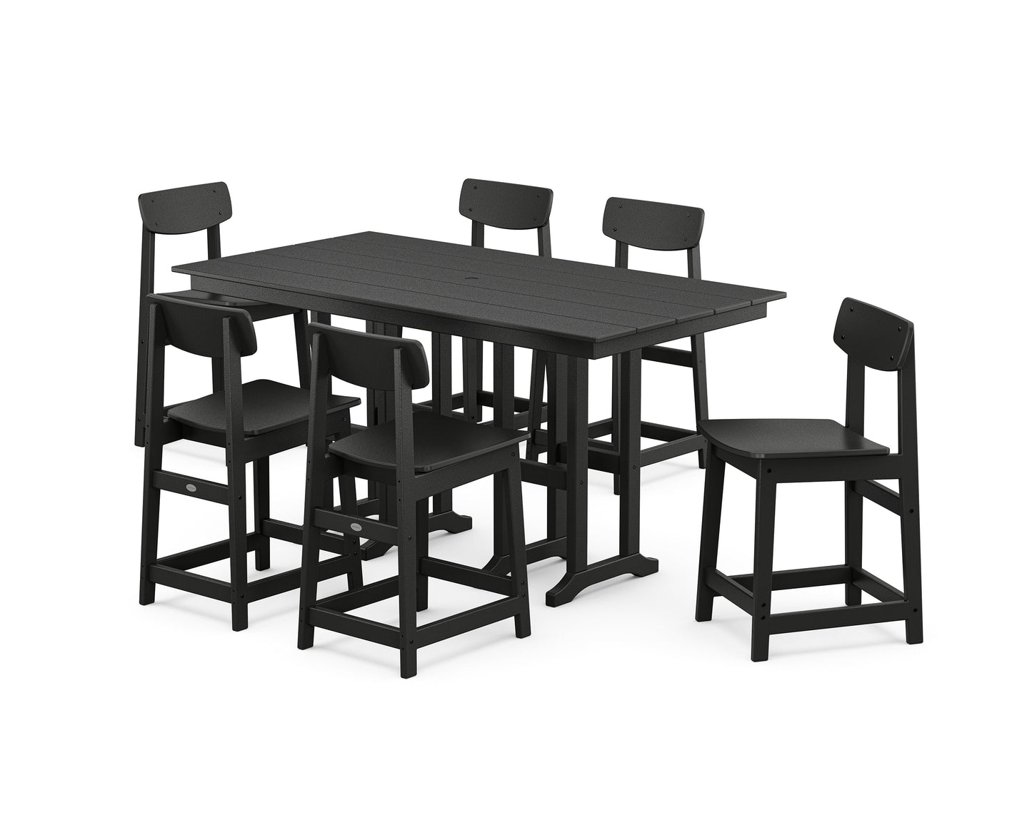 Modern Studio Urban Counter Chair 7-Piece Set