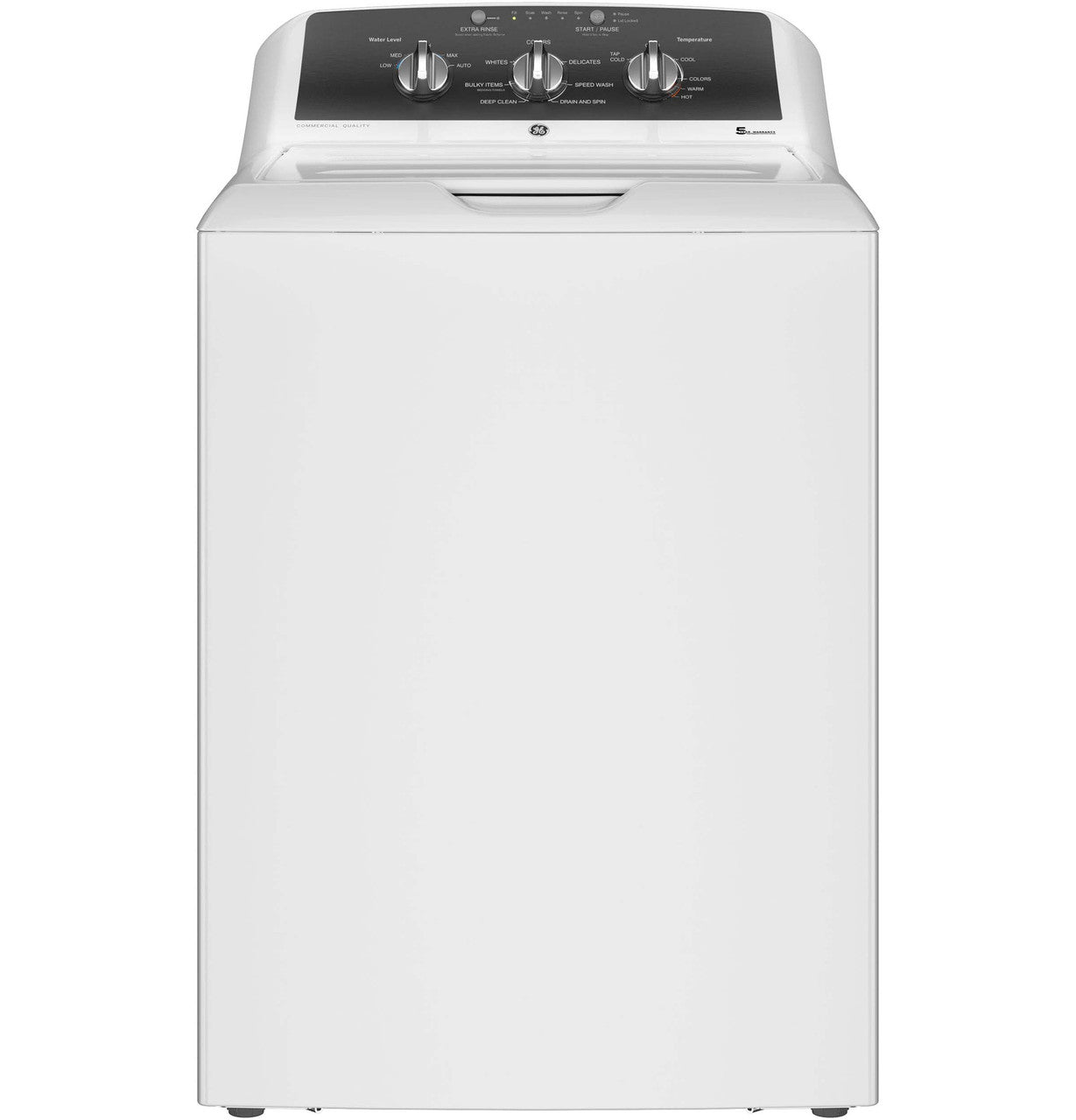 GE® 4.3 cu. ft. Capacity Washer with Stainless Steel Basket,5-yr Limited Warranty