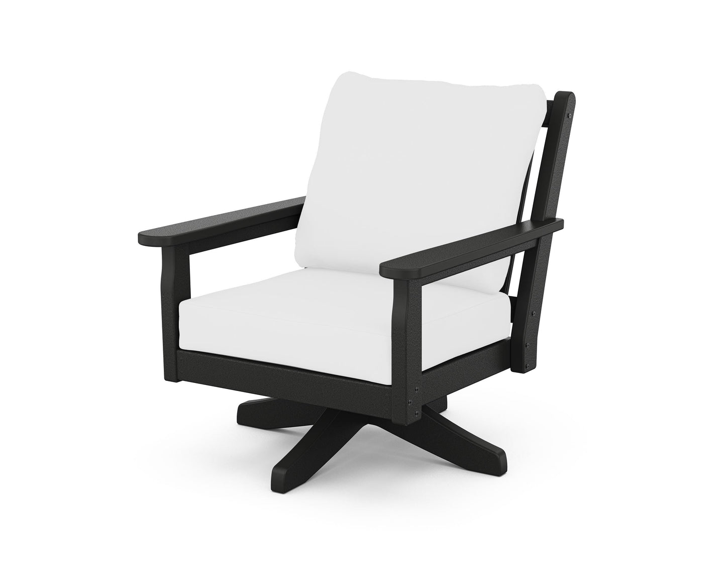 Chippendale Deep Seating Swivel Chair