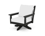 Chippendale Deep Seating Swivel Chair