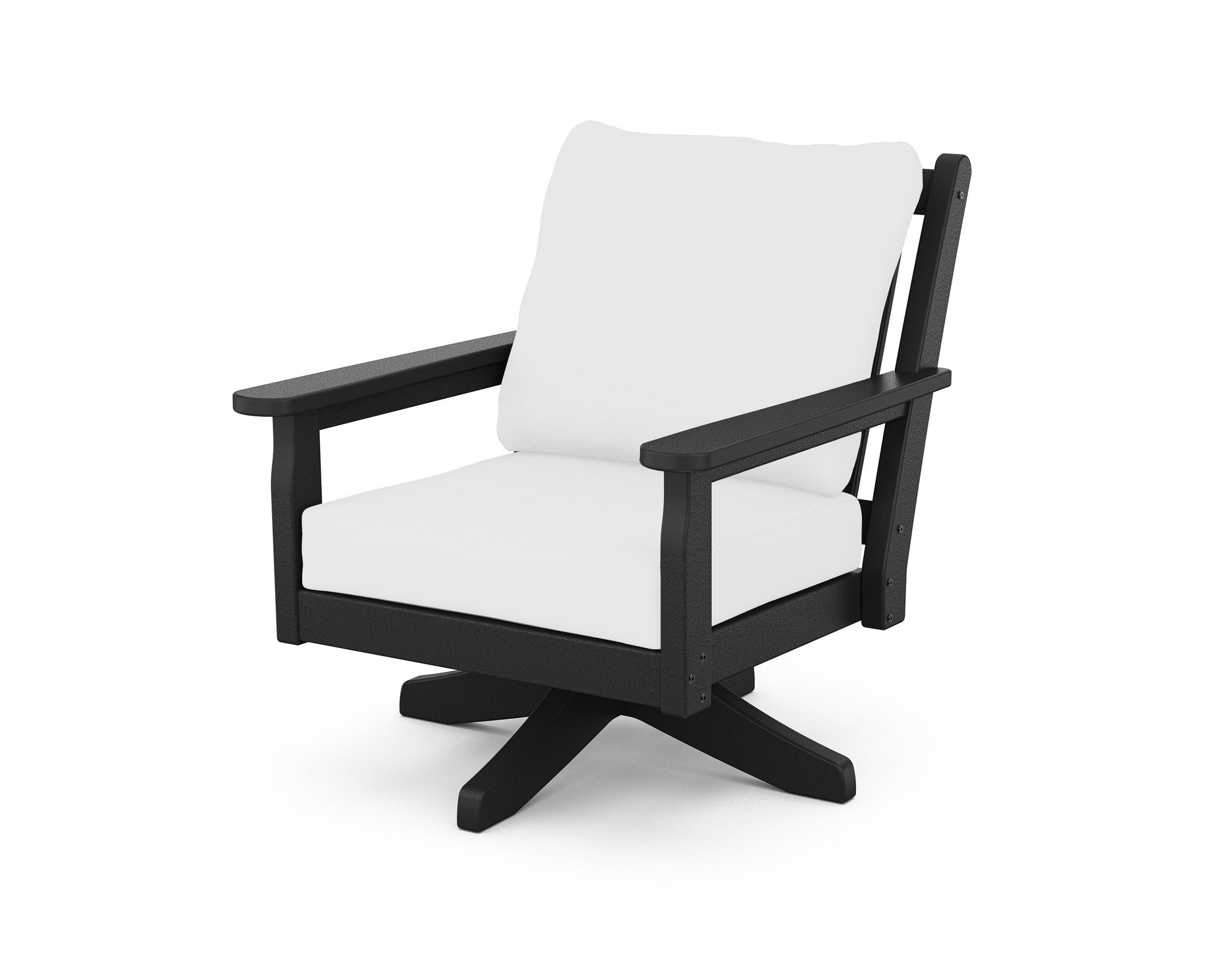 Chippendale Deep Seating Swivel Chair