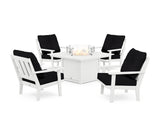 Oxford 5-Piece Deep Seating Set with Fire Pit Table