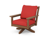 Chippendale Deep Seating Swivel Chair