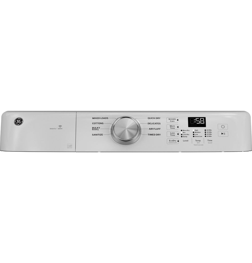 GE® ENERGY STAR® 7.8 cu. ft. Capacity Smart Front Load Electric Dryer