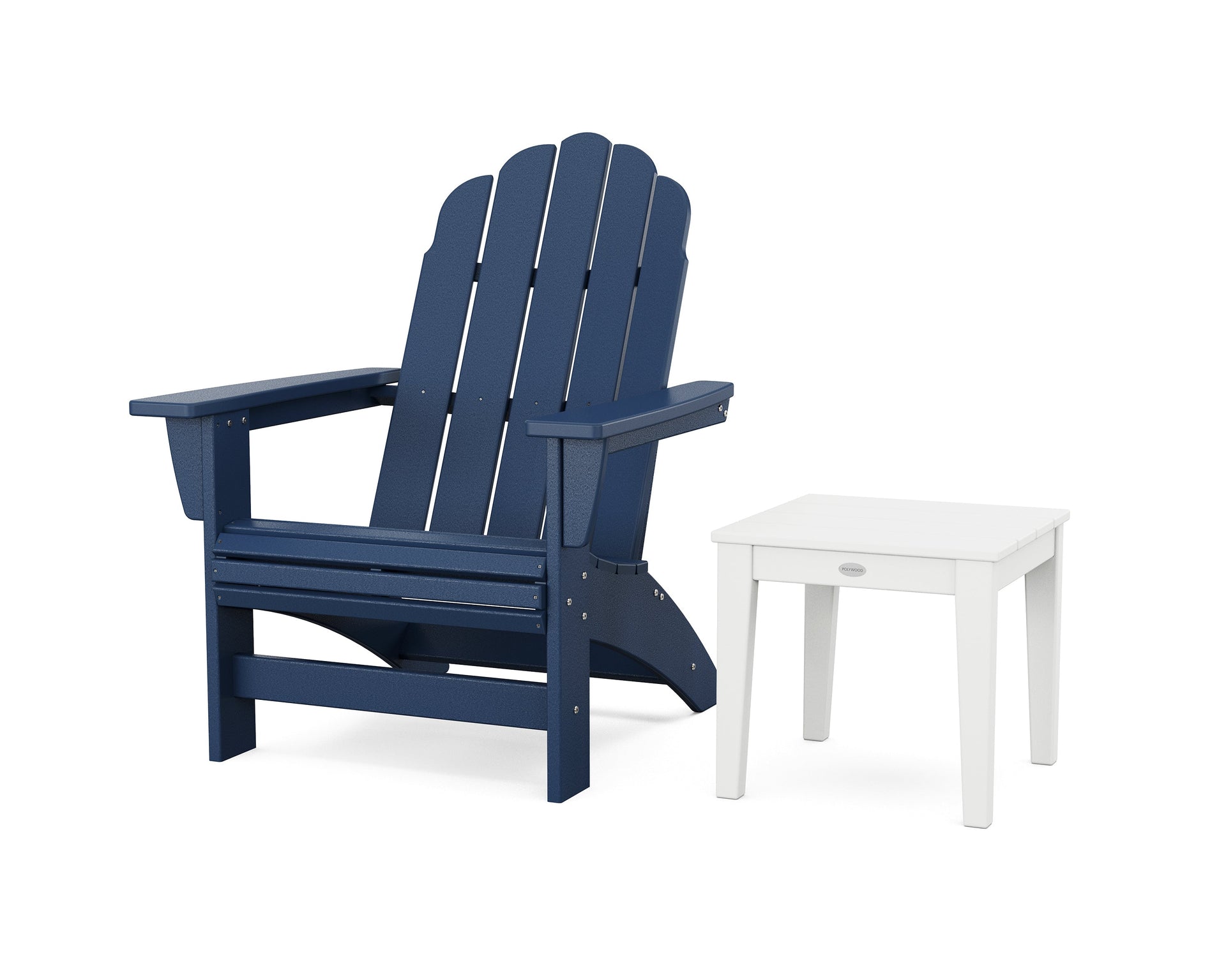 Vineyard Grand Adirondack Chair with Side Table
