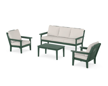 Cottage 4-Piece Deep Seating Set with Sofa