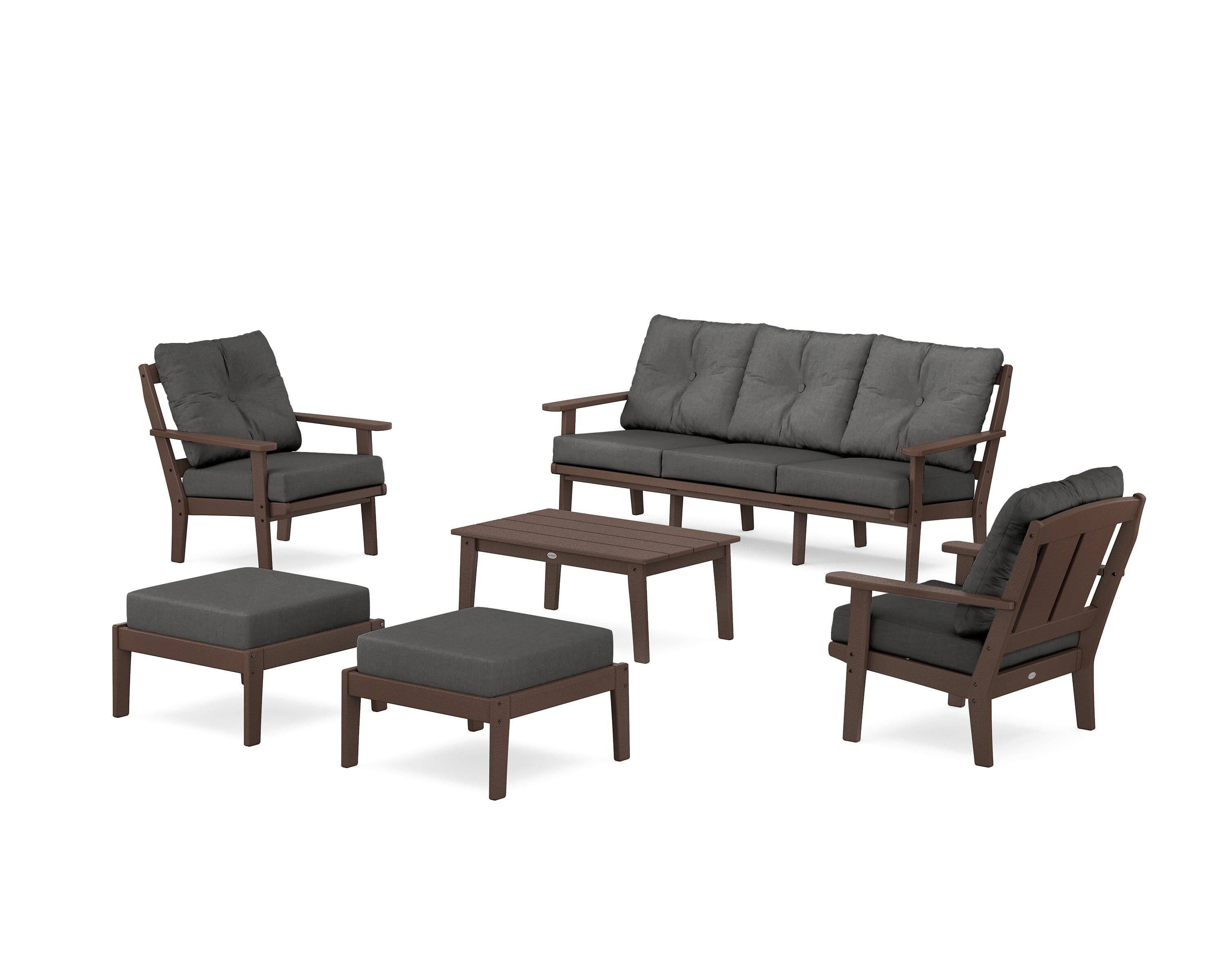Mission 6-Piece Lounge Sofa Set