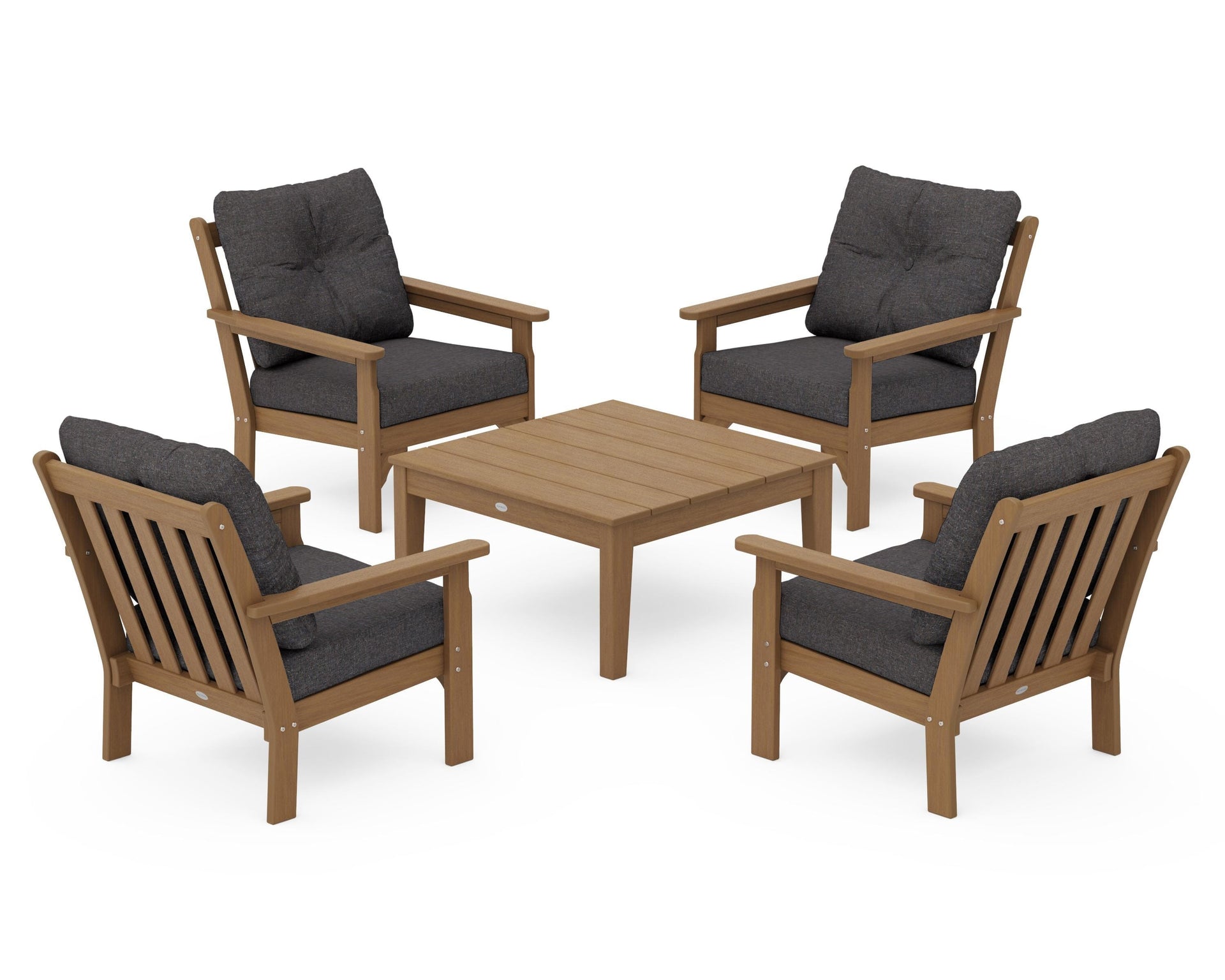 Vineyard 5-Piece Deep Seating Conversation Set