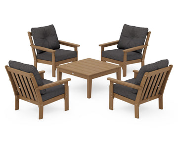 Vineyard 5-Piece Deep Seating Conversation Set
