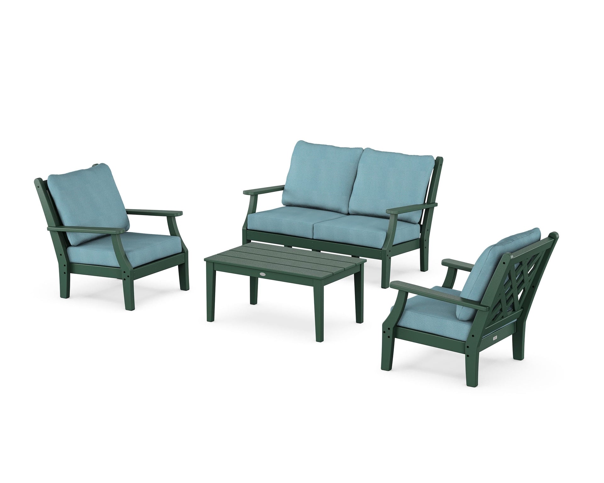 Wovendale 4-Piece Deep Seating Set with Loveseat