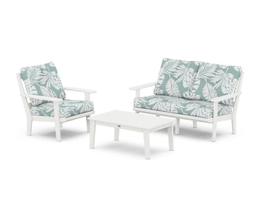 Oxford 3-Piece Deep Seating Set with Loveseat
