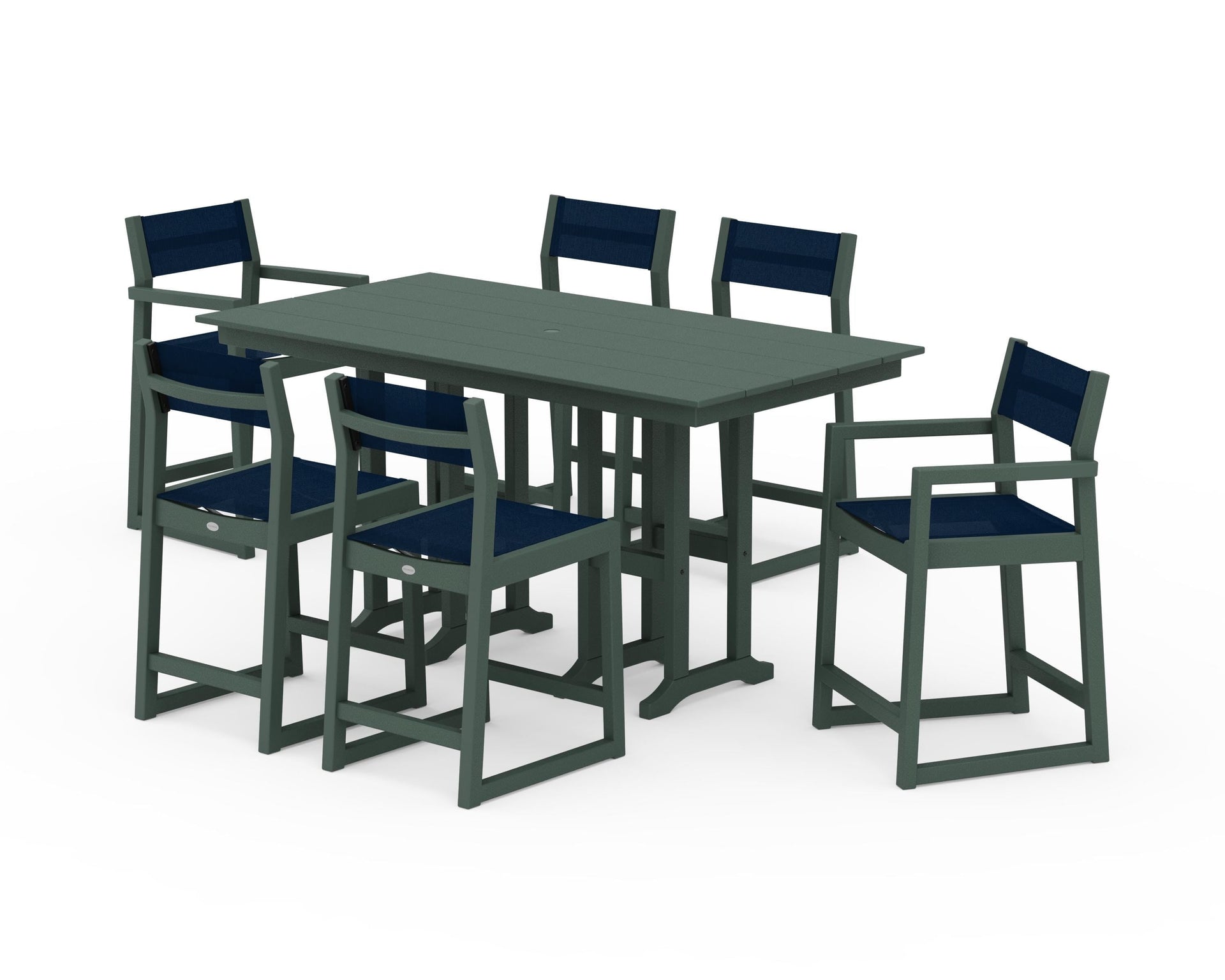 EDGE Sling 7-Piece Farmhouse Counter Set
