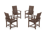 Modern 4-Piece Upright Adirondack Conversation Set