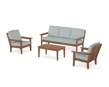Cottage 4-Piece Deep Seating Set with Sofa