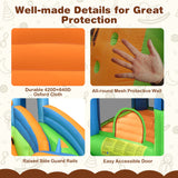 Costway 7-in-1 Inflatable Giant Water Park Bouncer Dual Climbing Walls 735W Blower 34625810 New