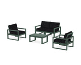 EDGE Sectional 4-Piece Deep Seating Set with Loveseat