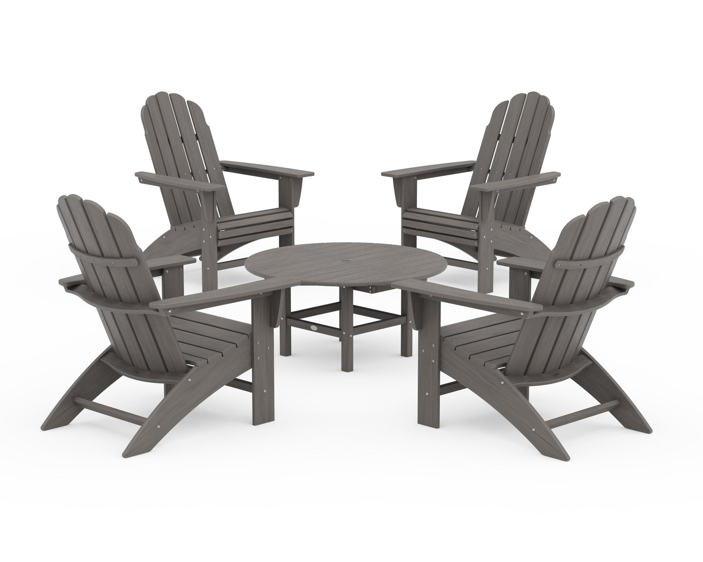 Vineyard 5-Piece Oversized Adirondack Set