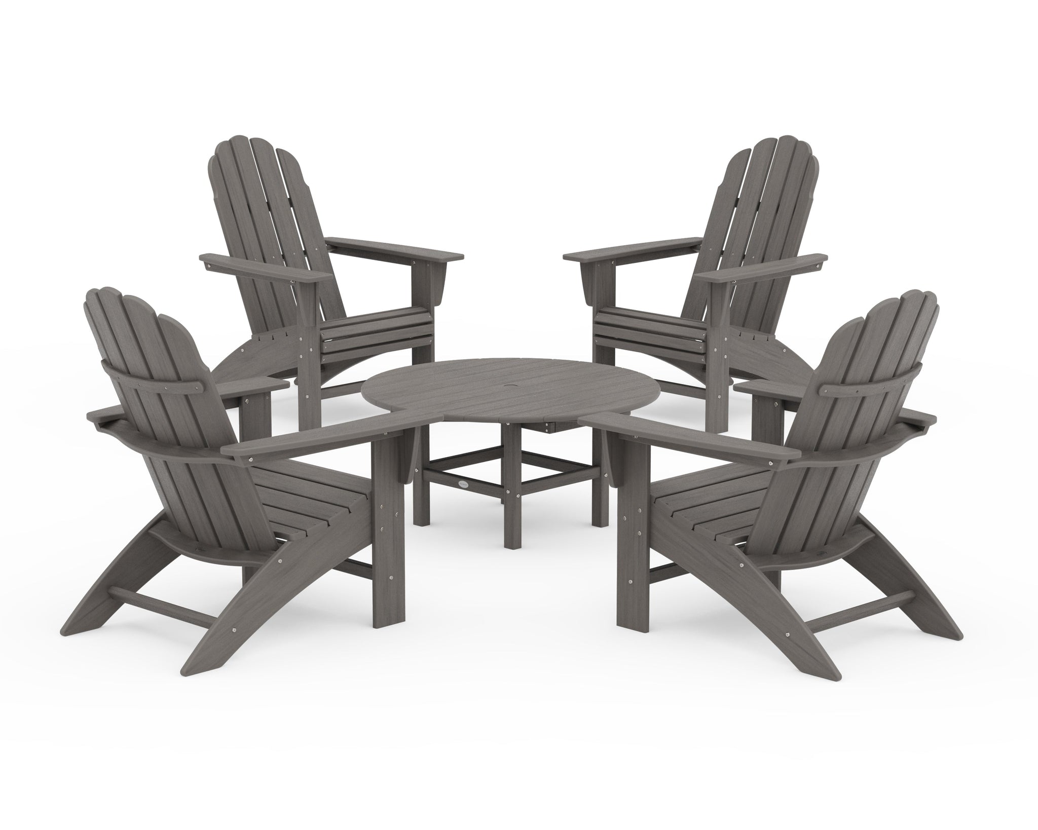 Vineyard 5-Piece Oversized Adirondack Set