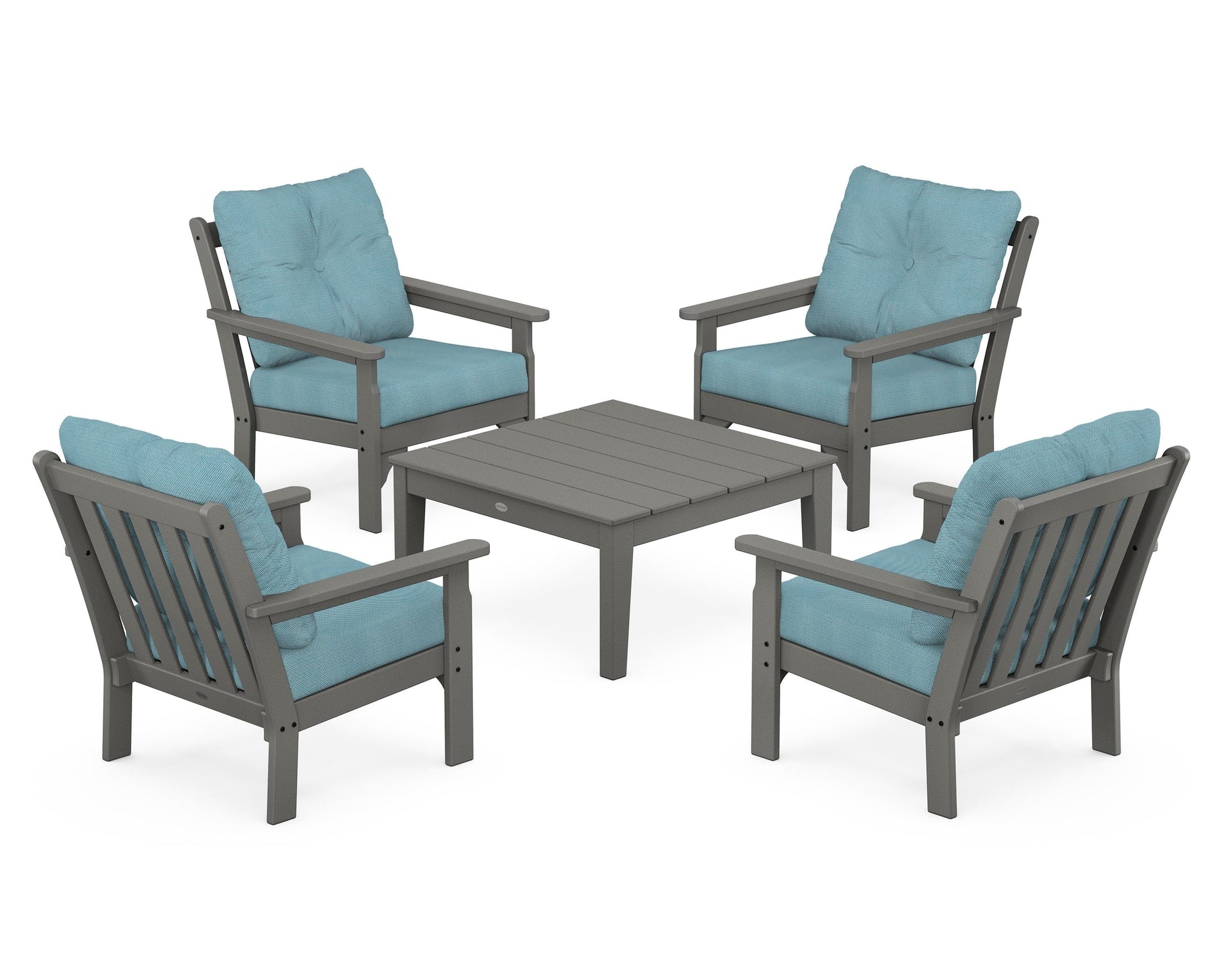 Vineyard 5-Piece Deep Seating Conversation Set