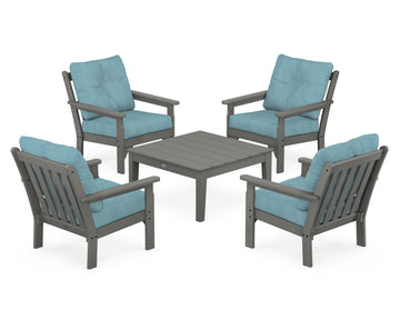 Vineyard 5-Piece Deep Seating Conversation Set